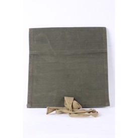 værktøjsmappe omslag DK militær bomuldswebbing grøn khaki med bindebånd